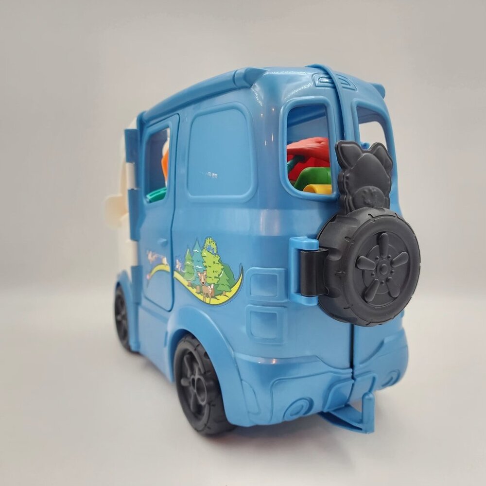Fisher Price Little People Camper Camping Van RV Set w Songs & Sounds 7 PC WORKS - Picture 6 of 16